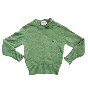 Vtg 1960s 1970s IZOD 100% Wool Sweater Size 5